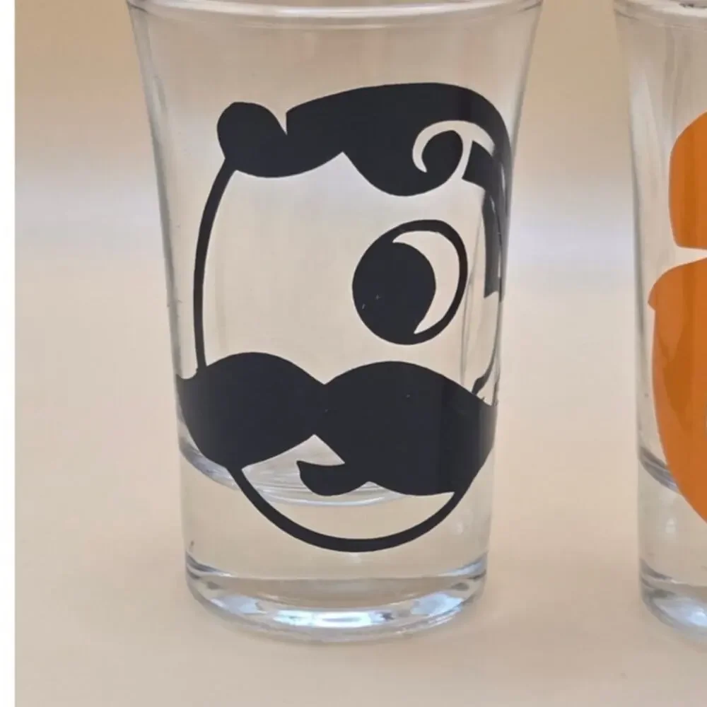 National Bohemian Set of Two and Baltimore Orioles Shot Glasses